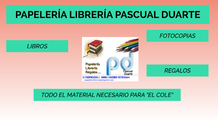 Papelería Librería Pascual Duarte