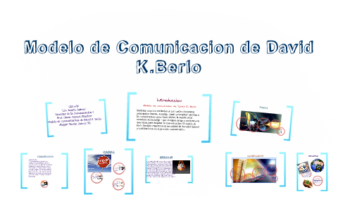 Modelo de Comunicacion de David  by abby fj