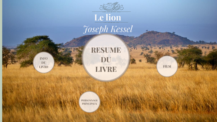 le lion de joseph kessel personnages