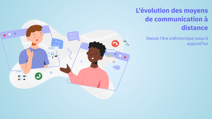 L'évolution des moyens de communication à distance by Djamila MAHBOUB ...