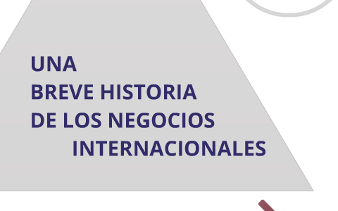 UNA BREVE HISTORIA DE LOS NEGOCIOS INTERNACIONALES by stefanny plazas ...