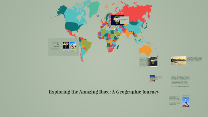 Exploring the Amazing Race: A Geographic Journey by AbdulMateen Jose on ...