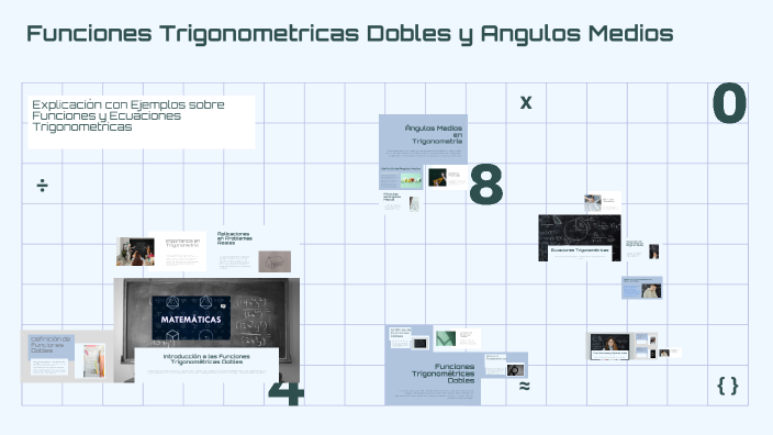 Funciones Trigonometricas Dobles y Angulos Medios by vrenda galindo on ...
