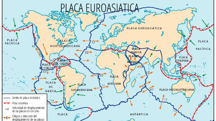 Resultado de imagen de placa tectonica europea
