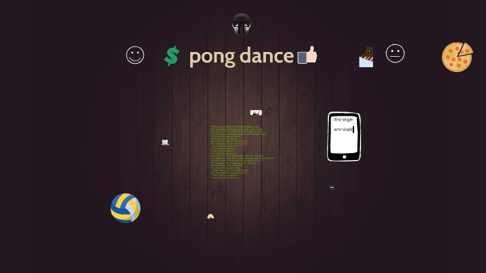 Pong Dance By Laurids Norlander prezi