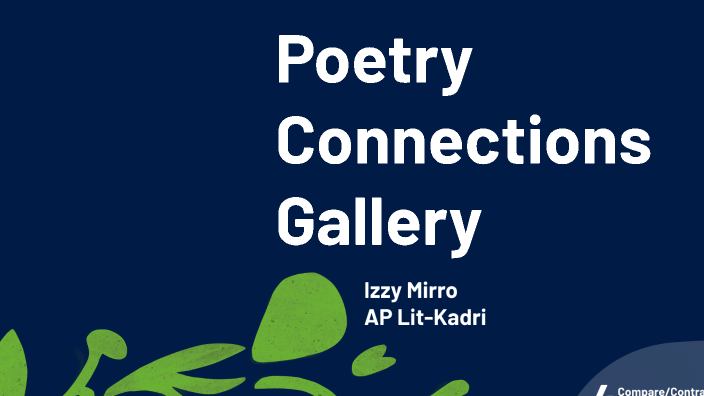 Poetry Connection Gallery by Isabella Mirro on Prezi
