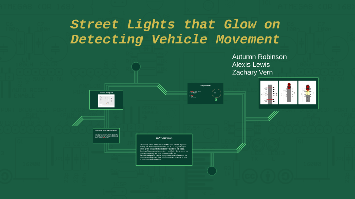 Street Lights that Glow on Detecting Vehicle Movement by autumn ...