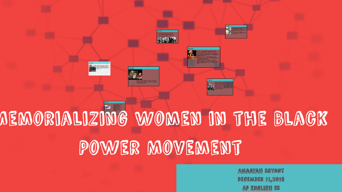 Memorializing Women in the Black Power Movement by mya johnson on Prezi