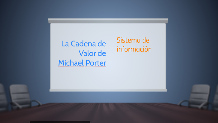 La Cadena de Valor de Michael Porter by luis aguilar ramos on Prezi