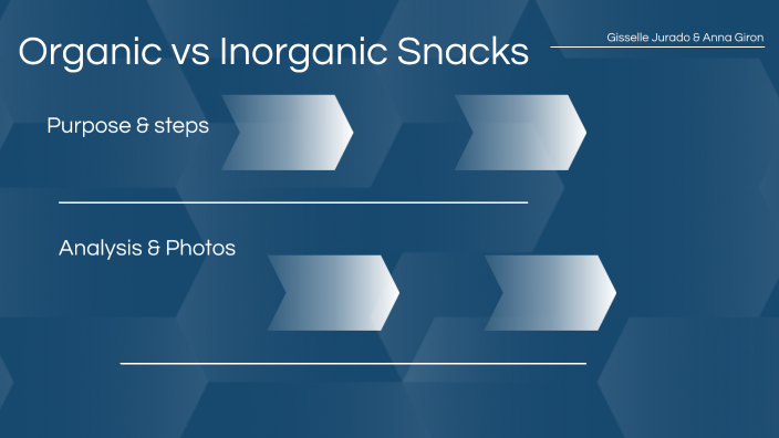 organic and inorganic food essay