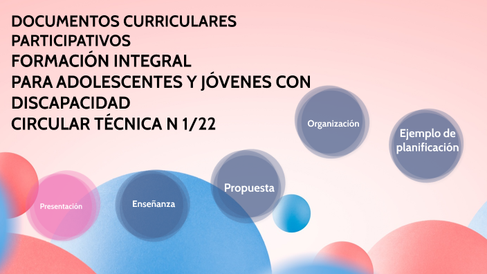 DOCUMENTOS CURRICULARES PARTICIPATIVOSFORMACIÓN INTEGRALPARA ...