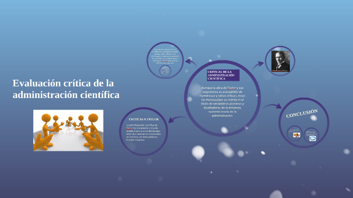 Evaluacion Critica De La Administracion Cientifica