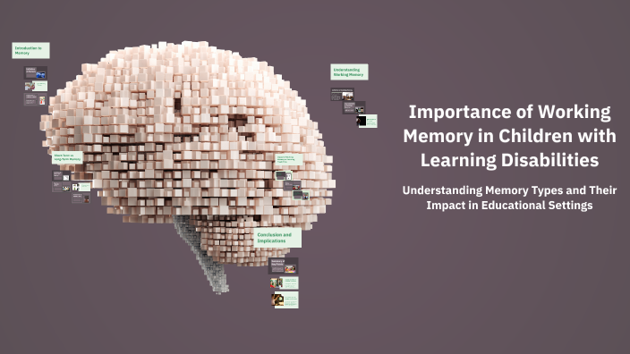 Importance of Working Memory in Children with Learning Disabilities by ...