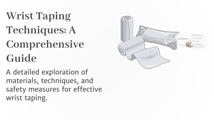 Wrist Taping Techniques: A Comprehensive Guide by kenley strutynski on ...