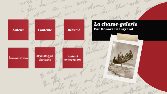 dissertation critique la chasse galerie