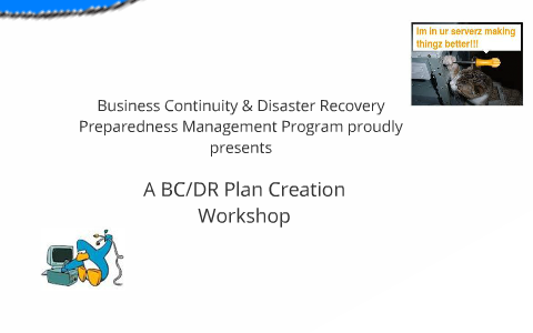 What Is Business Continuity And Disaster Recovery Bcdr