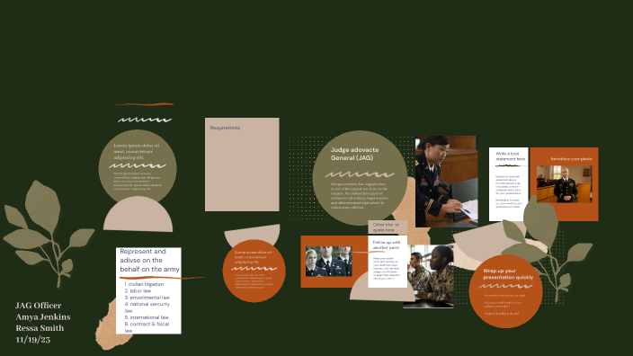 Judge Advocate General by Amya Jenkins on Prezi