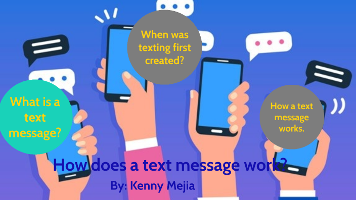 How does a text message work? by kenneth mejia on Prezi