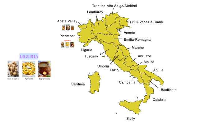 FOOD ACROSS REGIONS by Silvia T on Prezi