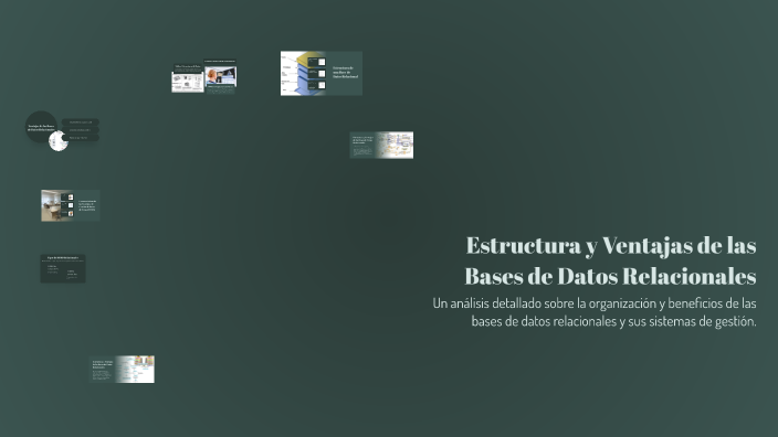 Estructura y Ventajas de las Bases de Datos Relacionales by Lina ...
