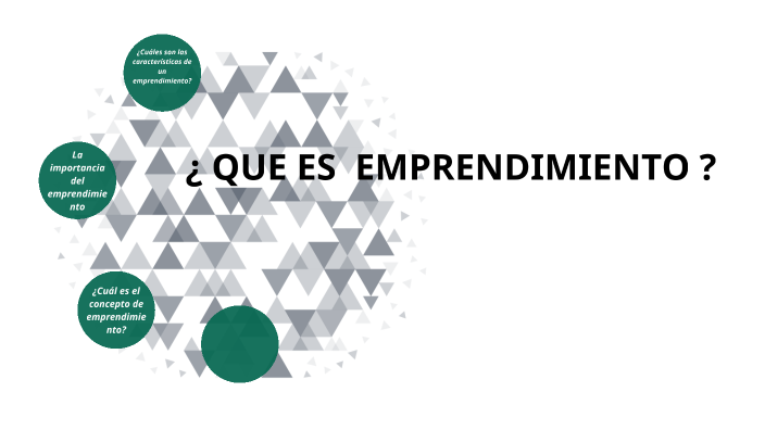 QUE ES Emprendimiento by Andrea Huertas on Prezi