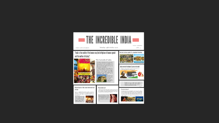 THE INCREDIBLE INDIA by Harshila Sawant on Prezi