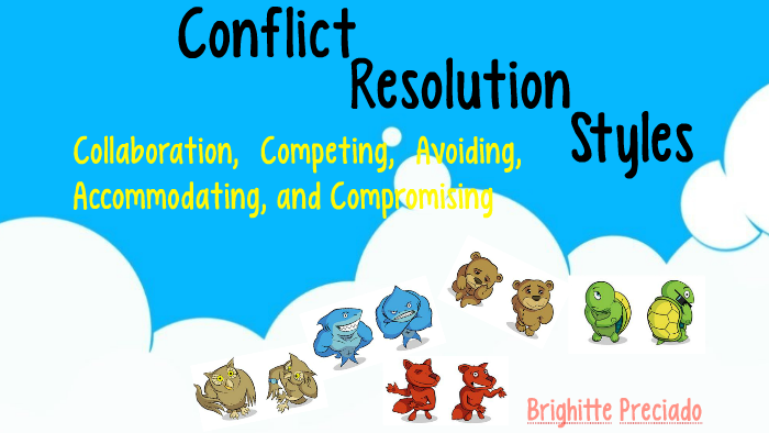 conflict resolution styles animals quiz