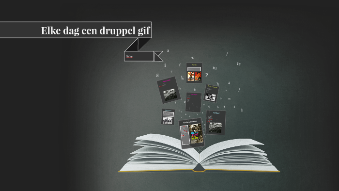 Elke dag een druppel gif by Jiske de Vries on Prezi