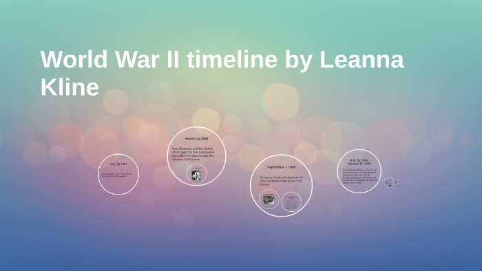 World War II timeline by leanna kline on Prezi