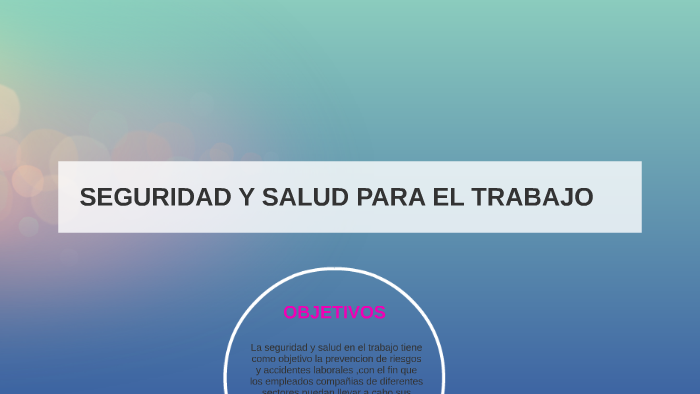 Ingenieria en seguridad y salud para el trabajo by nataly sandoval on Prezi