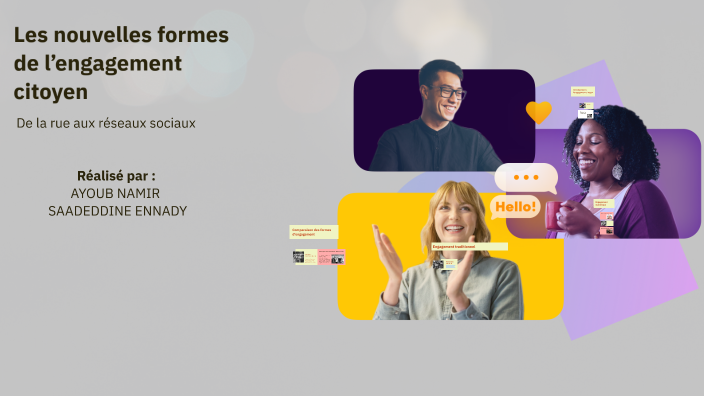 Les nouvelles formes de l’engagement citoyen by ayoub Namir on Prezi
