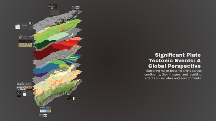 Significant Plate Tectonic Events: A Global Perspective by Maria ...