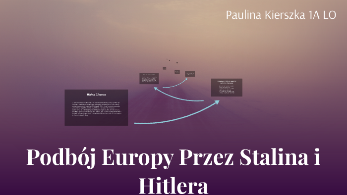 Podbój Europy Przez Stalina i Hitlera by Paulina Kierszka on Prezi