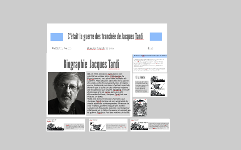 C'était la guerre des tranchée de Jacques Tardi by Abir Louchène on Prezi