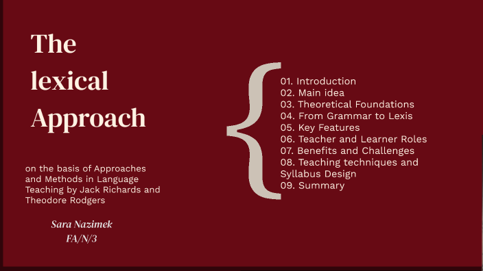 The lexical approach by Sara Nazimek on Prezi