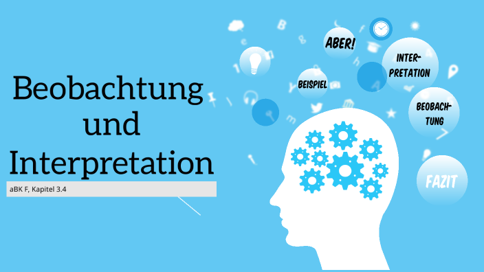 Unterschied Zwischen Wahrnehmung Und Beobachtung Beobachtung vs. Interpretation by Vera Blessing on Prezi