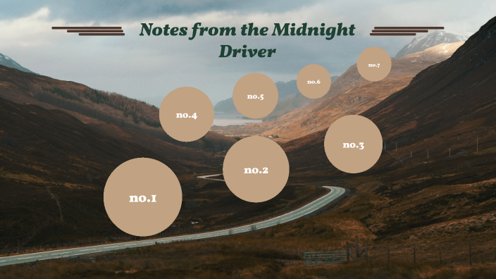 Notes From The Midnight Driver Zusammenfassung Notes from the Midnight Driver by Ricarda Kraft on Prezi