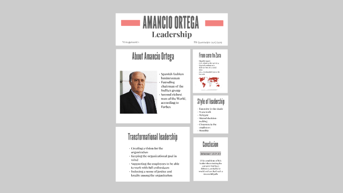 amancio ortega leadership style