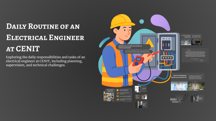 Daily Routine of an Electrical Engineer at CENIT by luisa sanchez ...