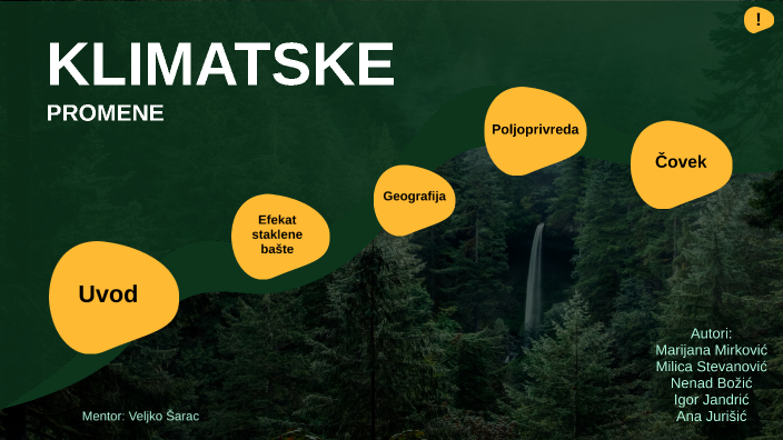 Klimatske Promene By Игор Јандрић On Prezi