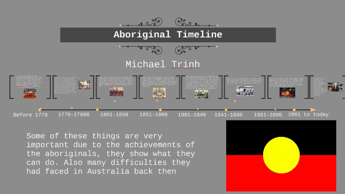 Aboriginal Timeline By Michael tr Aboriginal Timeline By Michael tr