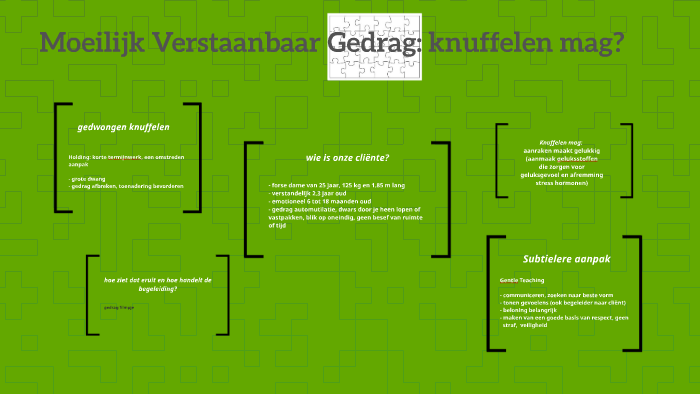 Moeilijk verstaanbaar gedrag: knuffelen mag? by Jan Klein on Prezi