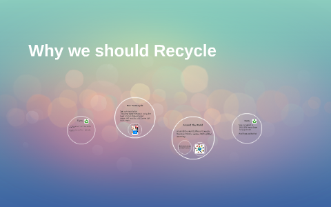 Why we should Recycle by on Prezi