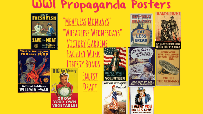 WWI Propaganda Posters by Valerie Garofalo on Prezi