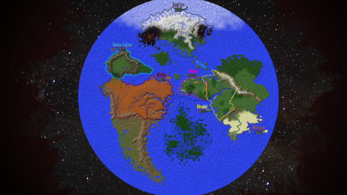 Antellus World Map by