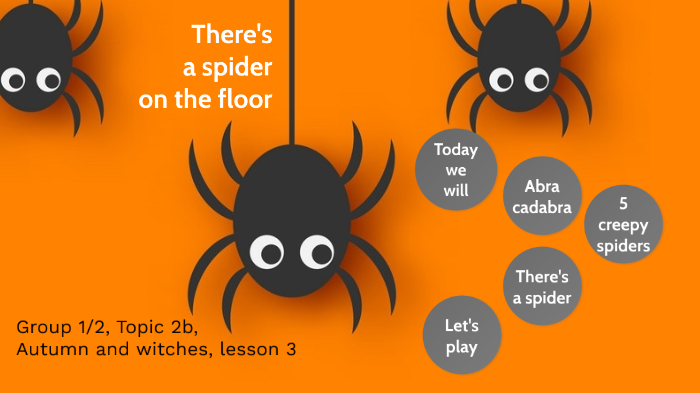 Gr1 2 T2b L3 There S A Spider On The Floor By Such Fun English