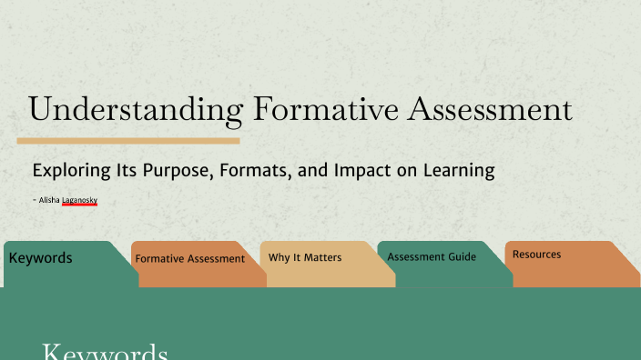 Understanding Formative Assessment by Alisha Laganosky on Prezi