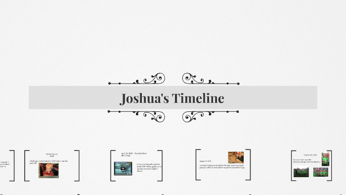 timeline of joshua in the bible