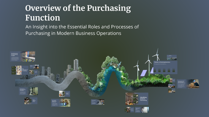 The Purchasing Function Overview of the Purchasing Function by DANIEL JOSHUA FLORES on Prezi