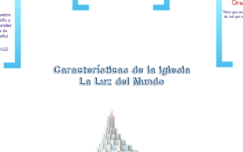 Caracteristicas de la iglesia LLDM by Cristina Fernandez